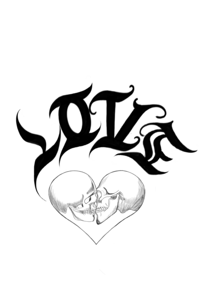 Love Skull Kissing Heart